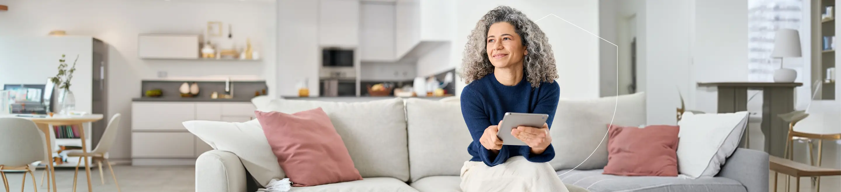 Happy aged homeowner Happy aged homeowner