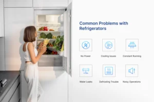 common refrigerator problems